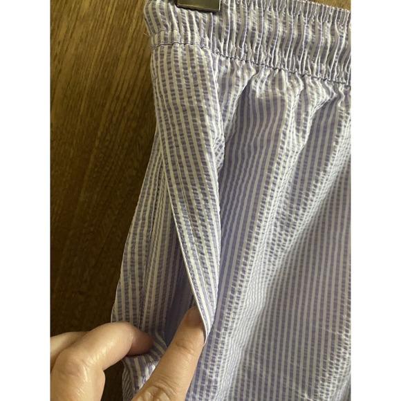 Calvin Klein Men's Purple Pinstripe Stretch Waist Swim Trunk Shorts Size M 5" - Picture 5 of 13